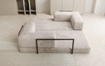Lade das Bild in den Galerie-Viewer, Elegantes, Modernes 3-Sitzer Cordsofa Lazy: Komfort, Schlaffunktion &amp; Praktischer Stauraum
