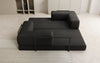 Luxuriöses Designer Lazy 3-Sitzer Schlafsofa mit Bouclé-Stoff und Stauraum