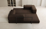 Lade das Bild in den Galerie-Viewer, Luxuriöses Designer Lazy 3-Sitzer Schlafsofa mit Bouclé-Stoff und Stauraum
