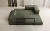 Luxuriöses Designer Lazy 3-Sitzer Schlafsofa mit Bouclé-Stoff und Stauraum
