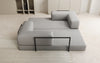 Luxuriöses Designer Lazy 3-Sitzer Schlafsofa mit Bouclé-Stoff und Stauraum