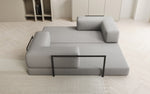 Lade das Bild in den Galerie-Viewer, Luxuriöses Designer Lazy 3-Sitzer Schlafsofa mit Bouclé-Stoff und Stauraum
