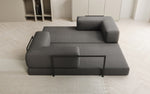 Lade das Bild in den Galerie-Viewer, Luxuriöses Designer Lazy 3-Sitzer Schlafsofa mit Bouclé-Stoff und Stauraum
