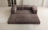 Elegantes, Modernes 3-Sitzer Cordsofa Lazy: Komfort, Schlaffunktion & Praktischer Stauraum