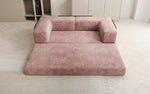 Lade das Bild in den Galerie-Viewer, Elegantes, Modernes 3-Sitzer Cordsofa Lazy: Komfort, Schlaffunktion &amp; Praktischer Stauraum
