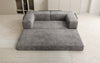 Elegantes, Modernes 3-Sitzer Cordsofa Lazy: Komfort, Schlaffunktion & Praktischer Stauraum