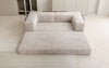 Elegantes, Modernes 3-Sitzer Cordsofa Lazy: Komfort, Schlaffunktion & Praktischer Stauraum