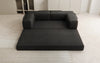 Luxuriöses Designer Lazy 3-Sitzer Schlafsofa mit Bouclé-Stoff und Stauraum