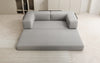 Luxuriöses Designer Lazy 3-Sitzer Schlafsofa mit Bouclé-Stoff und Stauraum