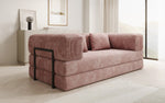 Lade das Bild in den Galerie-Viewer, Elegantes, Modernes 3-Sitzer Cordsofa Lazy: Komfort, Schlaffunktion &amp; Praktischer Stauraum
