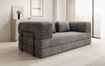 Lade das Bild in den Galerie-Viewer, Elegantes, Modernes 3-Sitzer Cordsofa Lazy: Komfort, Schlaffunktion &amp; Praktischer Stauraum
