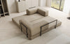 Luxuriöses "Lazy" 3-Sitzer Samt Designer Sofa mit Schlaffunktion und Stauraum