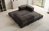 Luxuriöses "Lazy" 3-Sitzer Samt Designer Sofa mit Schlaffunktion und Stauraum