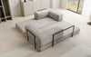 Luxuriöses "Lazy" 3-Sitzer Samt Designer Sofa mit Schlaffunktion und Stauraum