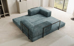 Lade das Bild in den Galerie-Viewer, Elegantes, Modernes 3-Sitzer Cordsofa Lazy: Komfort, Schlaffunktion &amp; Praktischer Stauraum
