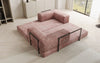 Elegantes, Modernes 3-Sitzer Cordsofa Lazy: Komfort, Schlaffunktion & Praktischer Stauraum
