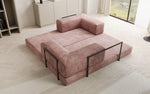 Lade das Bild in den Galerie-Viewer, Elegantes, Modernes 3-Sitzer Cordsofa Lazy: Komfort, Schlaffunktion &amp; Praktischer Stauraum
