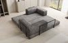 Elegantes, Modernes 3-Sitzer Cordsofa Lazy: Komfort, Schlaffunktion & Praktischer Stauraum