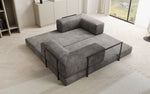 Lade das Bild in den Galerie-Viewer, Elegantes, Modernes 3-Sitzer Cordsofa Lazy: Komfort, Schlaffunktion &amp; Praktischer Stauraum
