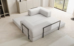 Lade das Bild in den Galerie-Viewer, Luxuriöses Designer Lazy 3-Sitzer Schlafsofa mit Bouclé-Stoff und Stauraum
