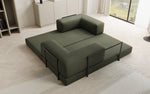 Lade das Bild in den Galerie-Viewer, Luxuriöses Designer Lazy 3-Sitzer Schlafsofa mit Bouclé-Stoff und Stauraum
