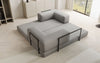 Luxuriöses Designer Lazy 3-Sitzer Schlafsofa mit Bouclé-Stoff und Stauraum
