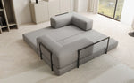 Lade das Bild in den Galerie-Viewer, Luxuriöses Designer Lazy 3-Sitzer Schlafsofa mit Bouclé-Stoff und Stauraum
