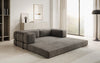 Luxuriöses "Lazy" 3-Sitzer Samt Designer Sofa mit Schlaffunktion und Stauraum
