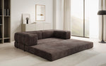 Lade das Bild in den Galerie-Viewer, Elegantes, Modernes 3-Sitzer Cordsofa Lazy: Komfort, Schlaffunktion &amp; Praktischer Stauraum
