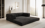 Lade das Bild in den Galerie-Viewer, Elegantes, Modernes 3-Sitzer Cordsofa Lazy: Komfort, Schlaffunktion &amp; Praktischer Stauraum
