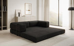 Lade das Bild in den Galerie-Viewer, Luxuriöses Designer Lazy 3-Sitzer Schlafsofa mit Bouclé-Stoff und Stauraum

