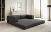Luxuriöses Designer Lazy 3-Sitzer Schlafsofa mit Bouclé-Stoff und Stauraum