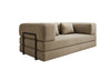 Luxuriöses "Lazy" 3-Sitzer Samt Designer Sofa mit Schlaffunktion und Stauraum