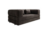 Lade das Bild in den Galerie-Viewer, Luxuriöses &quot;Lazy&quot; 3-Sitzer Samt Designer Sofa mit Schlaffunktion und Stauraum
