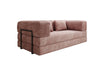 Elegantes, Modernes 3-Sitzer Cordsofa Lazy: Komfort, Schlaffunktion & Praktischer Stauraum