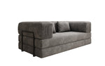 Lade das Bild in den Galerie-Viewer, Elegantes, Modernes 3-Sitzer Cordsofa Lazy: Komfort, Schlaffunktion &amp; Praktischer Stauraum
