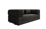 Lade das Bild in den Galerie-Viewer, Elegantes, Modernes 3-Sitzer Cordsofa Lazy: Komfort, Schlaffunktion &amp; Praktischer Stauraum
