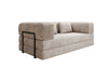 Elegantes, Modernes 3-Sitzer Cordsofa Lazy: Komfort, Schlaffunktion & Praktischer Stauraum