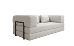 Lade das Bild in den Galerie-Viewer, Luxuriöses Designer Lazy 3-Sitzer Schlafsofa mit Bouclé-Stoff und Stauraum

