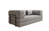 Luxuriöses Designer Lazy 3-Sitzer Schlafsofa mit Bouclé-Stoff und Stauraum
