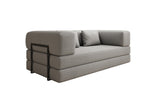 Lade das Bild in den Galerie-Viewer, Luxuriöses Designer Lazy 3-Sitzer Schlafsofa mit Bouclé-Stoff und Stauraum
