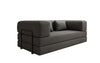 Luxuriöses Designer Lazy 3-Sitzer Schlafsofa mit Bouclé-Stoff und Stauraum