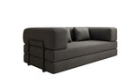 Lade das Bild in den Galerie-Viewer, Luxuriöses Designer Lazy 3-Sitzer Schlafsofa mit Bouclé-Stoff und Stauraum
