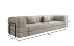 Lade das Bild in den Galerie-Viewer, Luxuriöses XXL Designer Samt Sofa mit Schlaffunktion, Stauraum und Komfort
