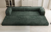 Luxuriöses Designer Cord Sofa XXL: 3-Sitzer mit Schlaffunktion & Stauraum