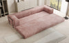 Designer XXL Cord Sofa 3-Sitzer mit Schlaffunktion und Stauraum – Modern & Gemütlich