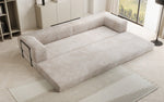 Lade das Bild in den Galerie-Viewer, Luxuriöses Designer Cord Sofa XXL: 3-Sitzer mit Schlaffunktion &amp; Stauraum
