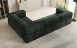 Lade das Bild in den Galerie-Viewer, Modernes Designer L-Sofa: Komfortables Cord-Ecksofa mit Schlaffunktion und Stauraum
