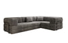 Modernes Designer L-Ecksofa Cord Beige Lounge mit Schlaffunktion Stauraum