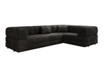 Lade das Bild in den Galerie-Viewer, Modernes Designer L-Sofa: Komfortables Cord-Ecksofa mit Schlaffunktion und Stauraum
